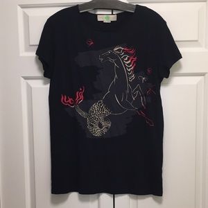 Stella McCarthy Short Slv Black Horse T-shirt